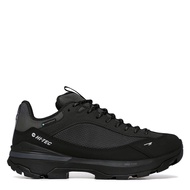 Hi Tec Mens Crest Waterproof Mens Hiking Shoes (Black/Char) - Sports Direct