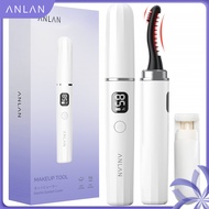 ANLAN ปากกาที่ดัดขนตาไฟฟ้าสองด้านชาร์จได้65/75/85 ℃ที่ให้ความร้อนติดทนนาน