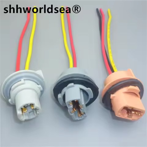 shhworldsea 1Pcs LED T10 T20 1156 1157 B9S G18 Car Lamp Lights Bulb Socket Adapter Extension Connect