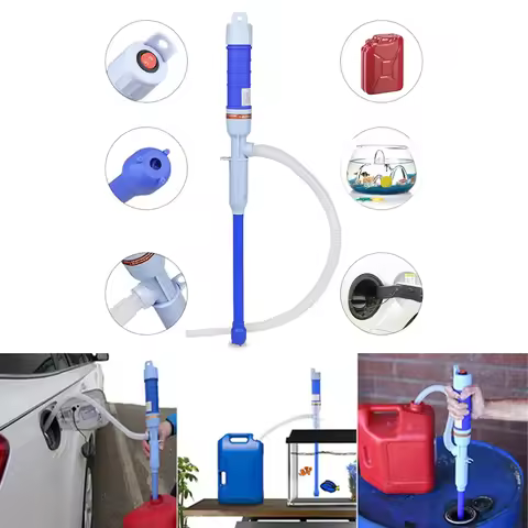 Portable Electric Liquid Transfer Pump, High Flow Suction Pump for Oil, Fuel, Water, Durable Body fo
