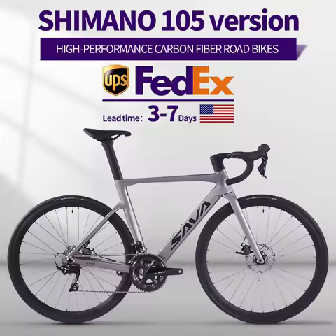 SAVA 20th Anniversary Road Bike Racing Integrated Handlebar Full Carbon Fiber Bike with 22 Speed ​​K