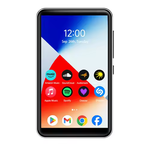 Andriod MP3 Player with Bluetooth and WiFi 4.0-inch touch screen Play Store Download App Spotify,App