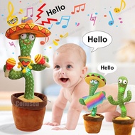 Dancing Cactus 120 Song Speaker Talking Voice Repeat plush singing Dancer Cactus toy talk Plushie St