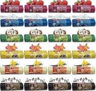 FRIO Multifrutti 360 Bags 30L Scented Bin Liners 24 Rolls of 15 Bags with 6 Flavours and Assorted Co