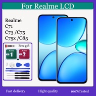 Original For Realme C71 C73 C75 C75x C85 LCD Display Touch Screen Replacement