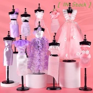 [ IN STOCK ] Princess Toy Outfit, Wear Handmade DIY Doll's Clothes Kit, Fashion Designer Skirt Dress Doll's Dress Material Doll Accessories