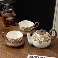 Retro Kettle Cup Set Water Cup Ceramic Water Set Gift Box Cup Set Exquisite Afternoon Tea Teapot Gif