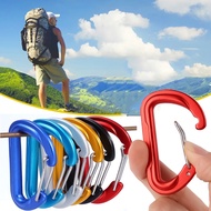 6D Aluminum Alloy Die-Casting Spring Buckle/ Outdoor Camping Backpack Anti-Theft Lock/ Multifunctional Hammock Climbing Connection Ring Heavy Buckle/ Alien Key Chain Climbing Chain