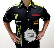 Baju Seragam Otomotif Yamaha Baju Komunitas Moto GP Kemeja Bordir F1