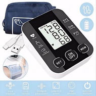 【5 Years Warranty】AIQUE  Sphygmomanometer Digital Heartbeat Detector with Cuff LCD Display Hypertens