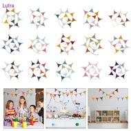 Lutra Nursery Room Festival Flags Bunting 2 6m Muslin Cotton Atmosphere Enhancer Banners