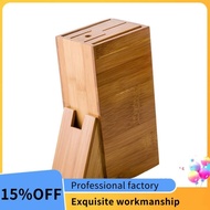 Wood  Holder  Block Stand Knives Storage Shelf Rack Storage Box Organizer Kitchen Accessories Tool