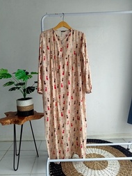 Gamis Simfony Homedress Daily Ld 120cm Bahan Rayon Premium