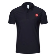Federer Tennis Suit Nadal Minimalist Printed Small Label Breathable Sports Short Sleeved Polo Shirt