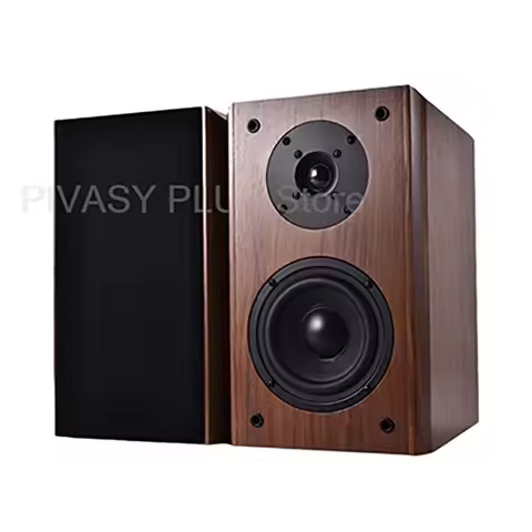 50-120W Bookshelf Speaker 5.5 Inch Passive Sound Box 2 Way 20Hz-20KHz Range Loudspeakers For HiFi Am