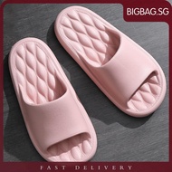 [bigbag.sg] Bathroom Slippers EVA Thick Platform Slippers Indoor Home Sandals for Home Hotel