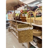 Square Rattan Basket 11*12*27 Cm.