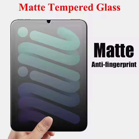 Matte Frosted Tempered Glass For Apple iPad Mini 6 2021 8.3 inch 8.3" iPad Mini6 Full Cover Anti Fin