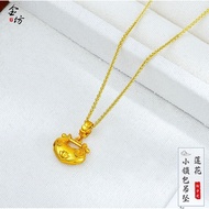 Real Shot❤ Gold Pendant 916 ef7