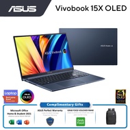 Asus Vivobook 15X M1503Q-AMA161WS Quiet Blue Laptop | AMD Ryzen 5 | 8GB RAM 512GB SSD | 15.6" 2.8K O