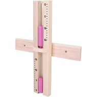 Acouto Sauna Timer 20 Minutes 31×7×5 15 Minutes Sauna Room Clock Glass Timer Wallmounted Wooden Hour