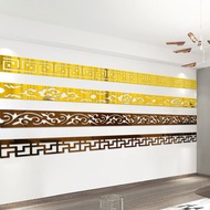 Wall Sticker Decoration Chinese Ceiling Decoration Sticker Acrylic Three-Dimensional Mirror Wall Sti