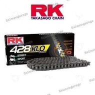 โซ่ RK 428KLO O-RING 132L เบอร์ 428 ของแท้ โซ่428 โซ่RKเบอร์428 โซ่RK สีเหล็ก สีทองนอก สีทองล้วน สีด