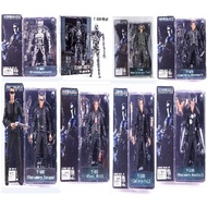 premium-Terminator Movie Collectible T-800 Skeleton & T-1000 Model Figure Set - Arnold Action Statue