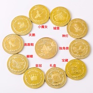 Tooth Fairy Gold Coins Children's Gift for Changing Teeth Non-Fading Commemorative Coins Free Childr