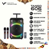 Vinnfier Tango 606 WMB 12" Mudah Alih Pembesar Suara Bass Bluetooth Karaoke Speaker LED Party Lights