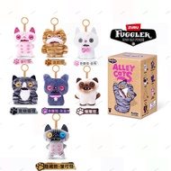 【Original】Fuggler Keychain Dark Alley Night Cat Series  Keyring Tooth Monster  Doll Gift Fuggler Ugl