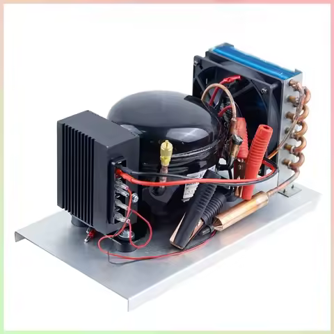 BD25HC compressor condenser DC 12V24V car refrigerator freezer solar and marine refrigerator 2.5 CM³