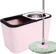 Electronics Mops Mop Bucket 360° Rotating Mop Home Automatic Water Free Hand Wash Mop Stainless Steel Double Drive Spin Mop Decoration