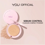 (No Box) YOU Simplicity Flawless Compact Powder #Nude Beige