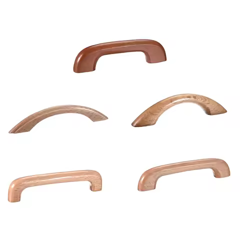uxcell 5pcs 10pcs Wood Pull Handles 65mm 97mm Hole Distance Drawer Door Cabinet Pulls Length 91mm 95