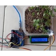 sistem monitoring kelembaban tanah soil moesture capacitive Arduino uno dan lcd 16x2 i2c Ver. 1