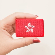 FLAG EMBROIDERY PATCH HONG KONG FLAG EMBROIDERED BADGE/ HONG KONG SIGN IRON PATCH/