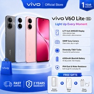 (HOT)VIVO V60 Lite 5G Smartphone (8GB+256GB) | 50MP Zeiss Telephoto Camera | 6500mAh Battery | 5G Du