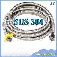 304 stainless steel  Hong Angle Valve Brass1/2 3/4 Water Heater Stop Valve for Washing Machine 【ZHX-