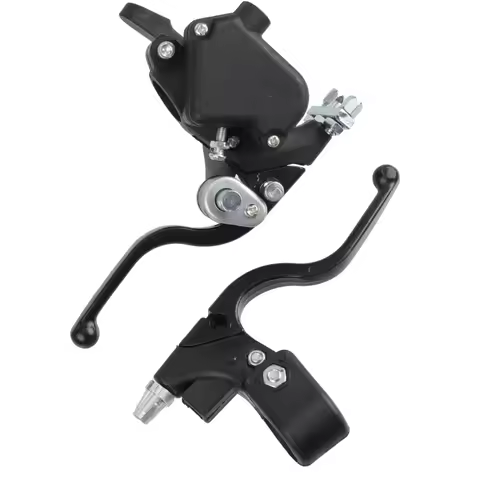 Tlabor-Saving 7/8" 22mm Dual Cable Brake Clutch Lever &Thumb Accelerator for 47cc/49cc Kids ATV Quad