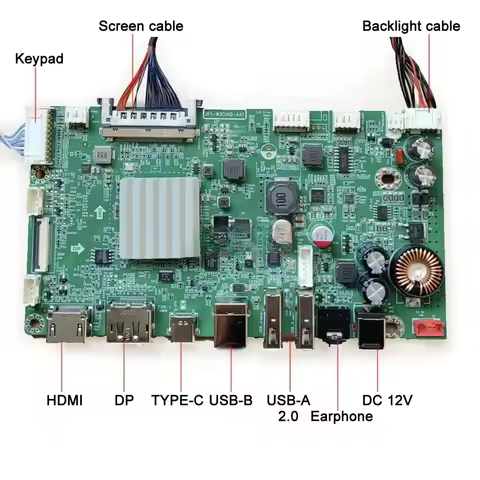 2026 Hot Sale For LM270QQ1/LM270QQ2 Display 5K Controller Driver Board HDMI+DP+USB+TYPEC 5120x2880 E