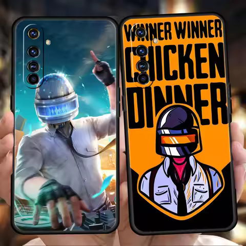 Game PUBG Soft Silicone For Realme 8i 9i 9 Pro Plus GT2 Pro C3 6 7 8 Pro C21 C11 C25 Pro 5G Shockpro