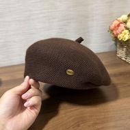 [Beret] Painter Hat Beret Shaping Beret Female Beret Retro Beret Woolen Beret Autumn Winter Beret Sm