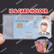 [1Pcs ]PVC IC Cover/IC Holder/Sampul IC/Plastic Cover/Name Card/Credit Card/License Card/Bank Card