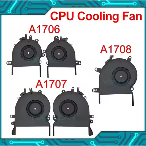 Original Laptop Cooler Fan Set for MacBook Pro Retina 13" 15" A1706 A1707 A1708 CPU Cooling Fan 2016