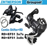 7/8 Speed Rear Derailleur Combo Shifter 3x7/8 Speed RD Shfiter Derailleur Groupset