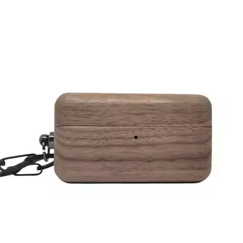 LC-For Panasonic Technics EAH-AZ100 Walnut Protective Case Wireless Bluetooth Headphone Charging Box