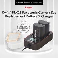 [KingMa] DMW-BLK22 Camera Replacement Set | Battery | Charger for Panasonic  LUMIX S5, GH5, G9