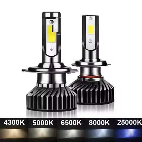 TCYATO 26000lm 160W COB CSP chip 3000k/4300k/6000k/6800k lime car LED headlights h4 h7 h1 LED headli
