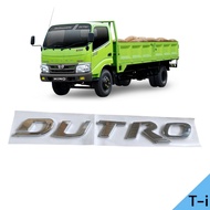 Emblem dutro hino 300 timbul chrome / dutro / hino 300